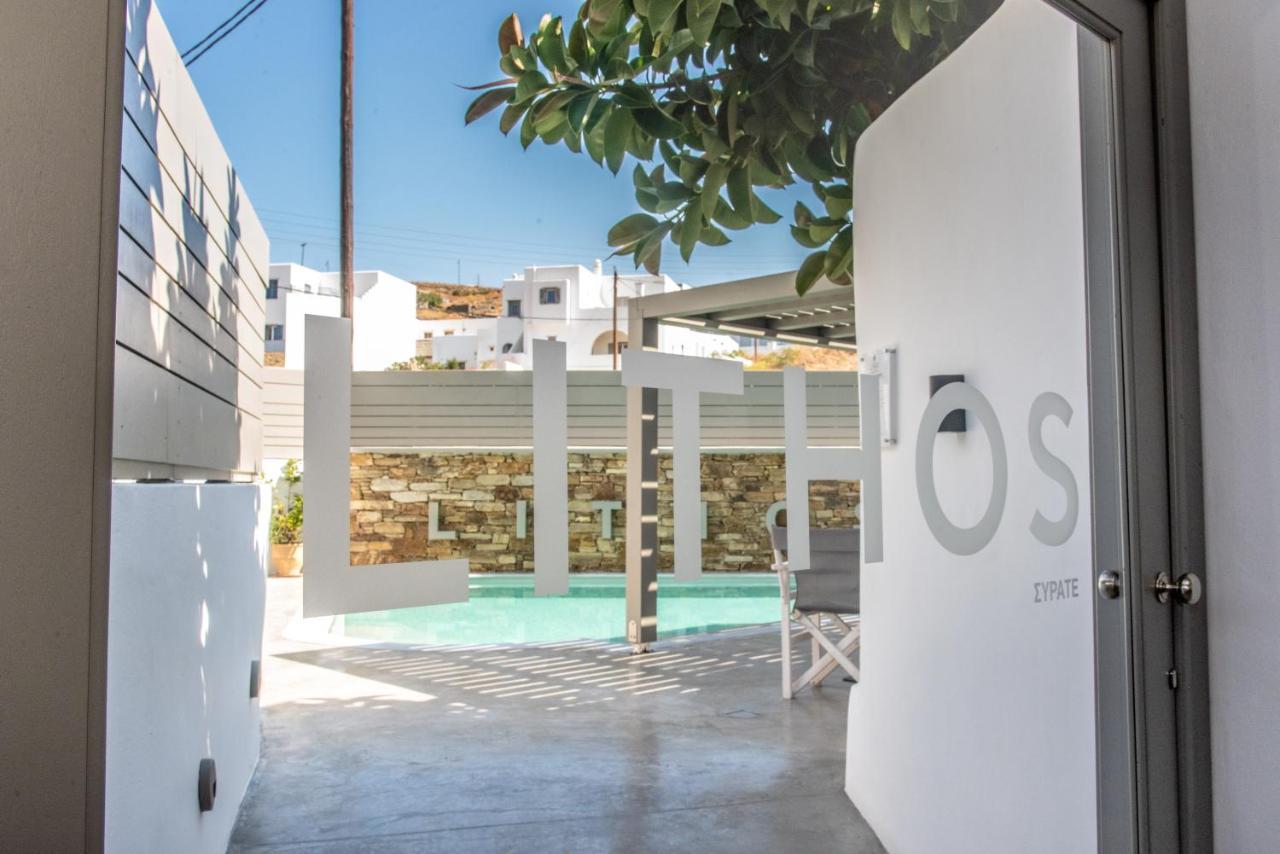 Lithos Luxury Suites Tinos ภายนอก รูปภาพ
