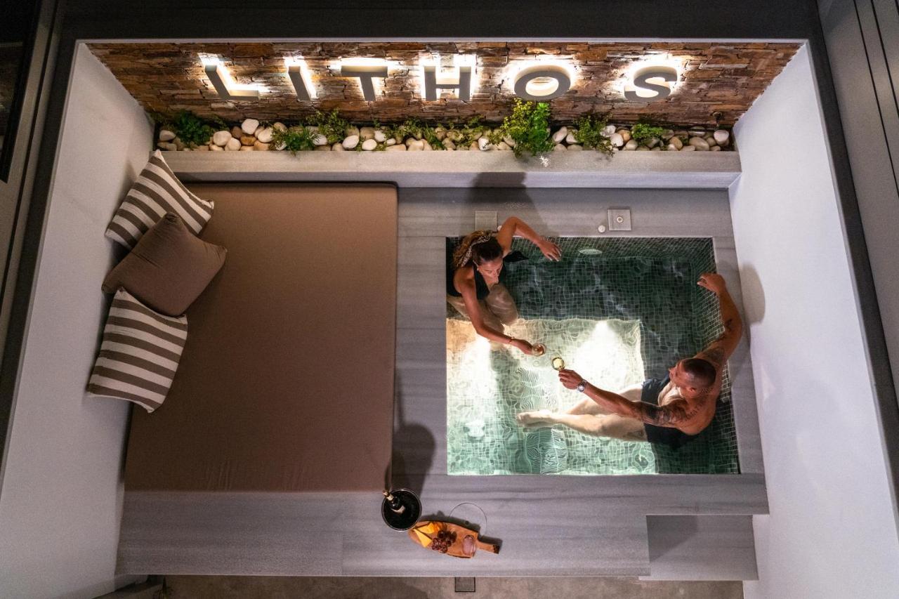 Lithos Luxury Suites Tinos ภายนอก รูปภาพ
