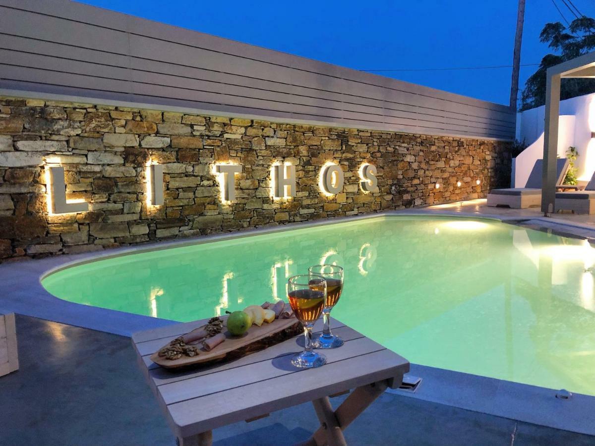 Lithos Luxury Suites Tinos ภายนอก รูปภาพ